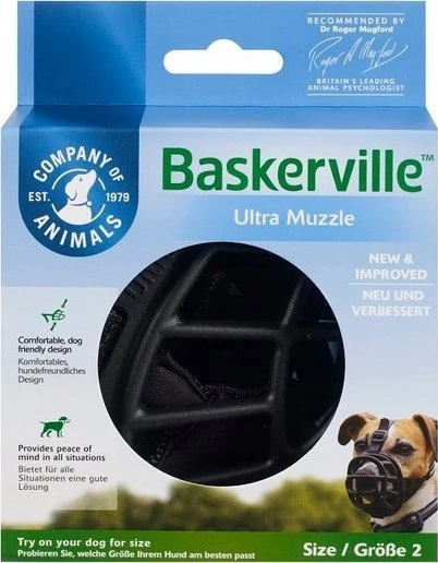 Baskerville Baskerville Ultra-2 snukis juodas