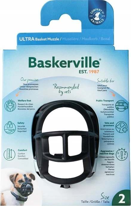 Baskerville Baskerville Ultra-2 snukis juodas