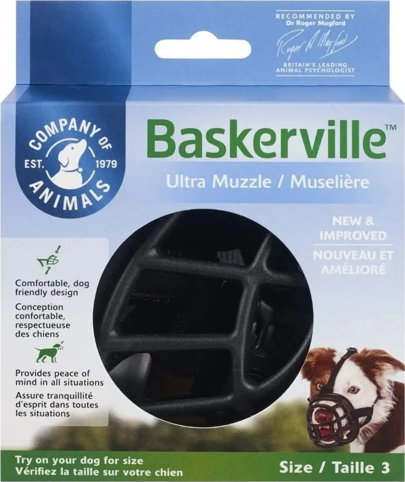 Baskerville Baskerville Ultra-3 snukis juodas