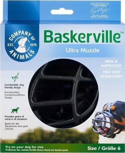 Baskerville Baskerville Ultra-6 snukis juodas