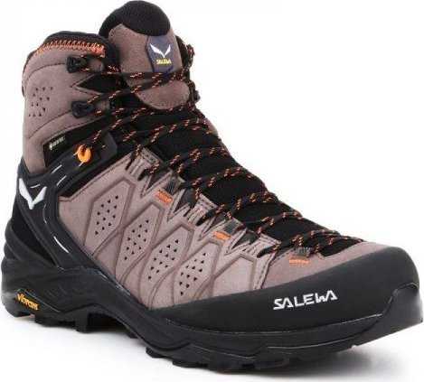 Buty alp trainer 2 mid gtx-wallnut-fluo oranžinis-uk 7 (40,5) SALEWA