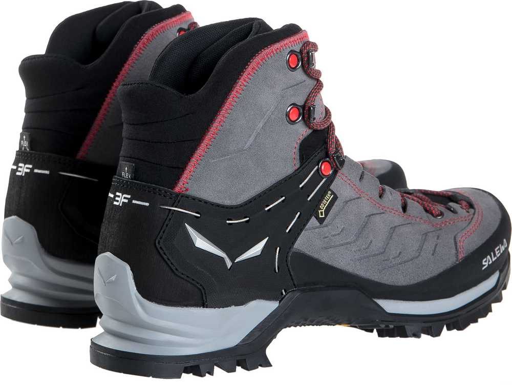 SLW Salewa MTN Trainer Mid GTX Kištukinis Suaugusiems Anglies, Pilka, Raudona