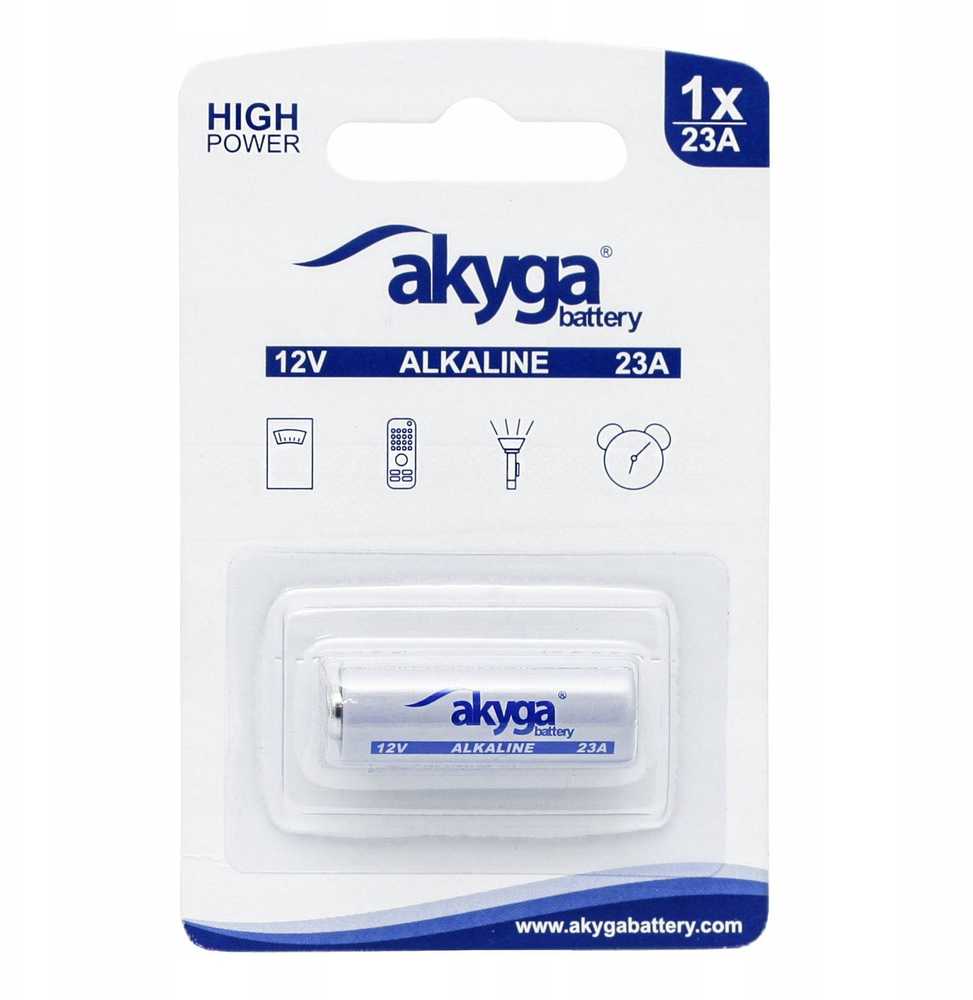 AKYGA Alkaline battery AKY2101 23A Zn-MnO2 12V/48mAh 1szt/blister