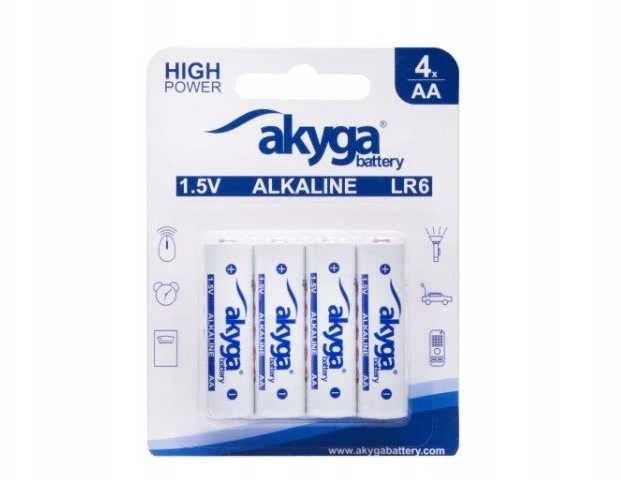 Akyga AA šarminės baterijos - 4 vnt. pakuotė
