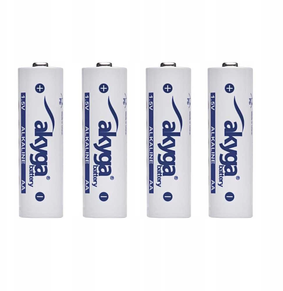 AA (LR6) šarminė Zn-MnO2 baterija - 1.5V/3050mAh - Akyga AKY2068 - lizdinė plokštelė - 4 vnt.