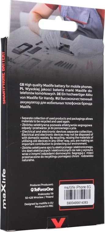 Maxlife akumuliatorius telefonui iPhone X 2716mAh