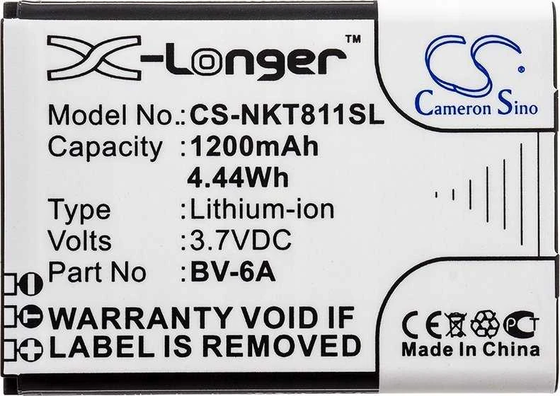 Cameron Sino Akumuliatorius Bateria Typ Bv6a Bv-6a Do Telefonu Nokia 8110 4g Ta-1048 Ta-1059 / Cs-nkt811sl