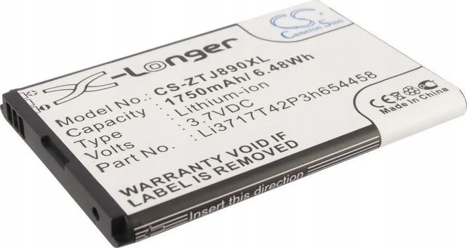 Bateria Cameron Sino Akumuliatorius Bateria Typ Verizon Li3717t42p3h654458 / Zte Li3717t42p3h654458 / Cs-ztj890xl