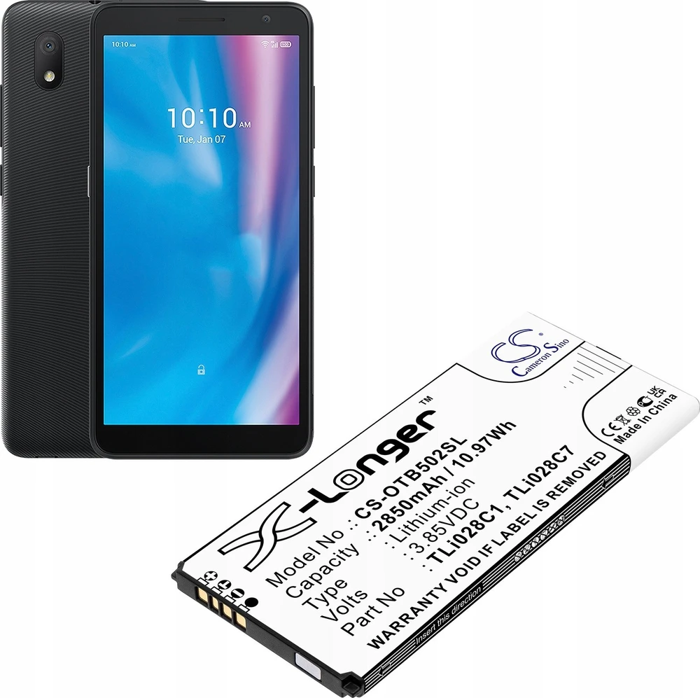 Bateria Cameron Sino Akumuliatorius Bateria Typ Tli028c1 Tli028c7 Do Alcatel 1b 2020 Ot-5002 Ot-5002a At&t / Cs-otb502sl