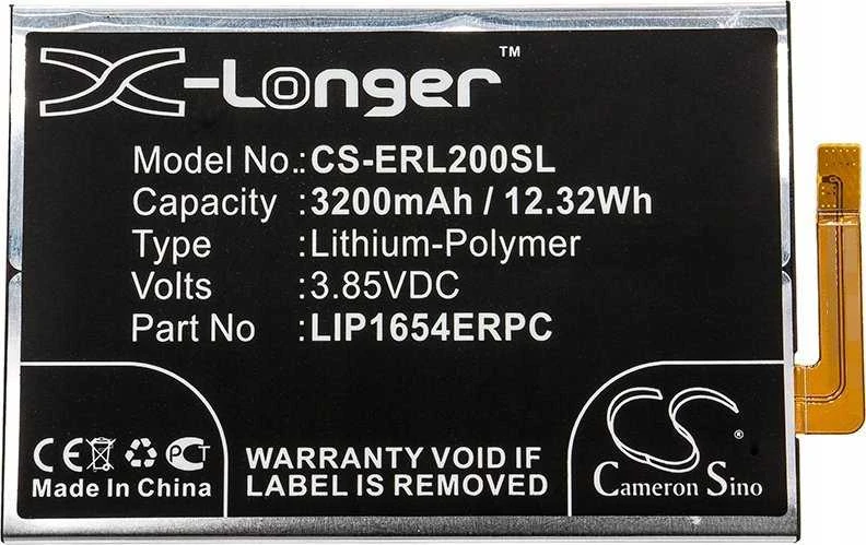 Bateria Cameron Sino Akumuliatorius Bateria Type Lip1654erpc 1309-2682 Snysk84 Do Sony Xperia L2 Xa2 L3 H3311 Sm32 H3113 Sm12 H4113 / Cs-erl200sl