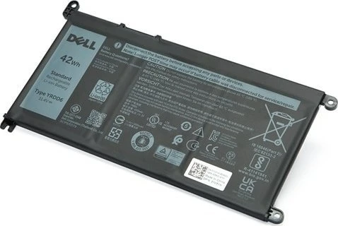 Dell 3 celių 42 W/val. ličio jonų akumuliatorius, skirtas „Inspiron NB“ kompiuteriui