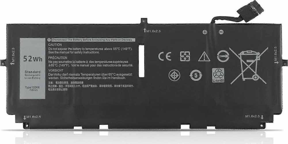 Bateria Dell 52Wh Li-Ion do XPS 13
