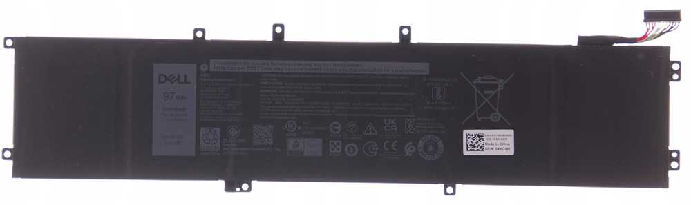 Dell 97Wh baterija, 6 celių, ličio jonų, tipas 4K1VM (0W62W6)