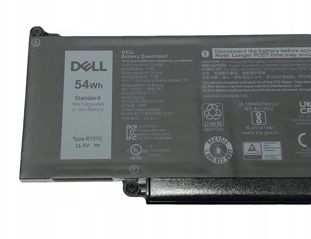 Dell 54 Wh ličio jonų akumuliatorius „Latitude“ nešiojamiesiems kompiuteriams