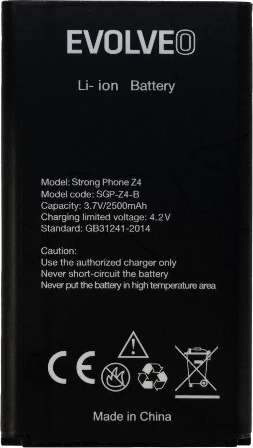 Originali EVOLVEO 2500 mAh baterija skirta StrongPhone Z4,W4