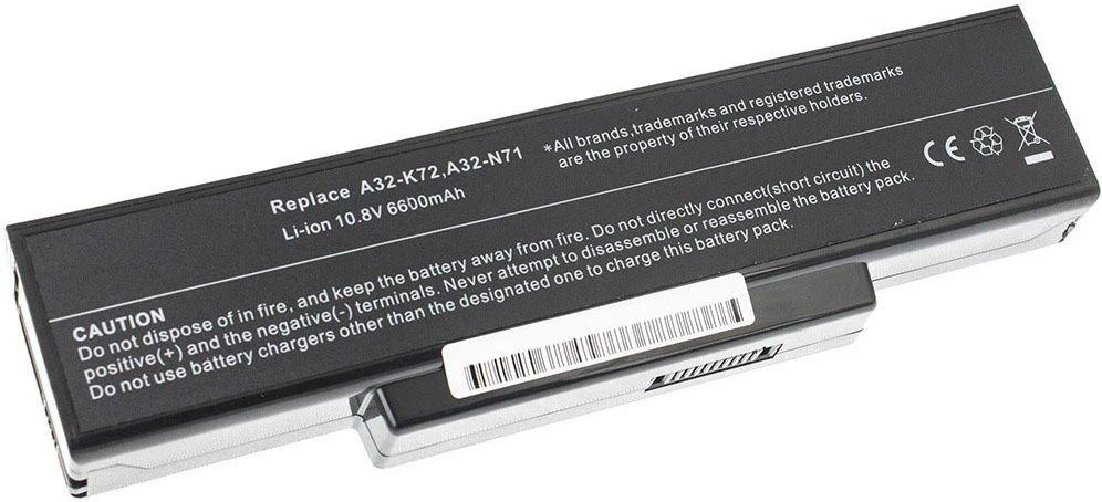 Green Cell Žalias Cell Žalias Cell akumuliatorius, skirtas Asus A32-K72 K72 K73 N71 N73 / 11.1V 6600mAh