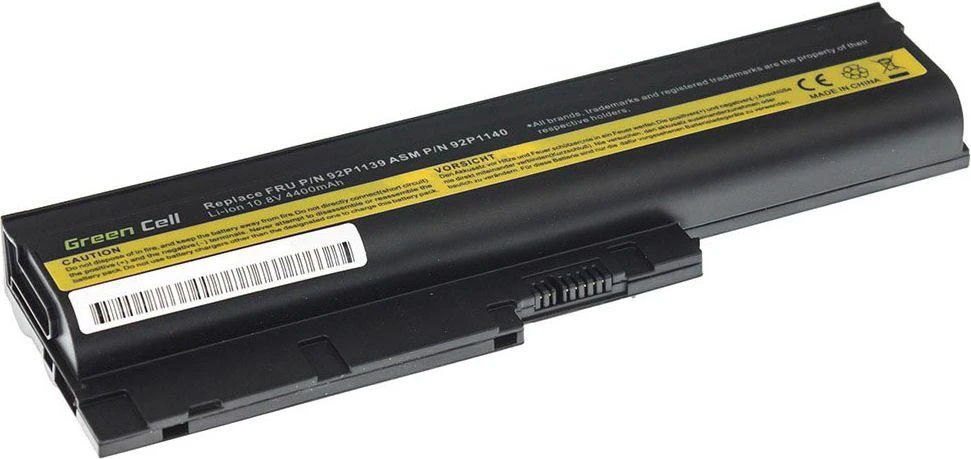 GREENCELL LE01 Baterija Žalias Cell, skirta Lenovo IBM Thinkpad T60p T61p R60e R61e