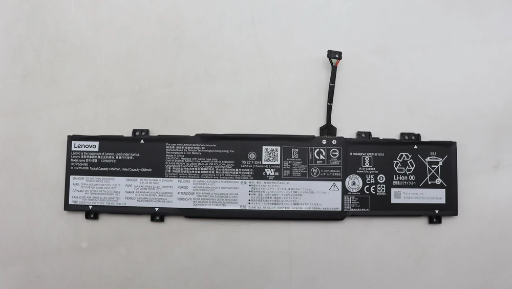 47 Wh 3 celių ličio jonų akumuliatorius, skirtas Lenovo nešiojamiesiems kompiuteriams
