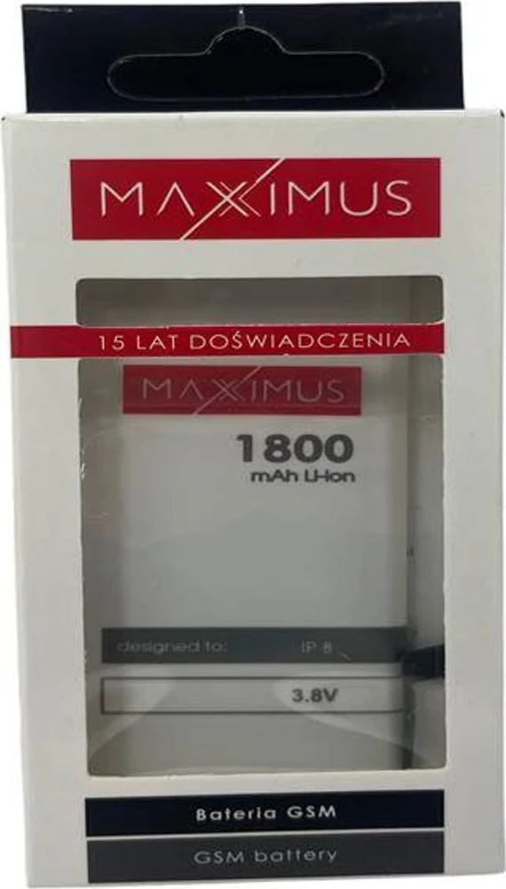 AKUMULIATORIUS MAXXIMUS IPHONE 8 1800mAh