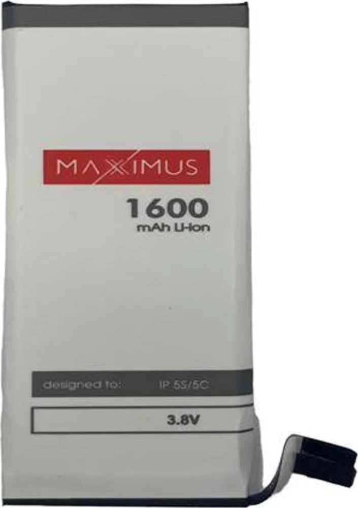 AKUMULIATORIUS MAXXIMUS IPHONE 5S/5C 1600mAh