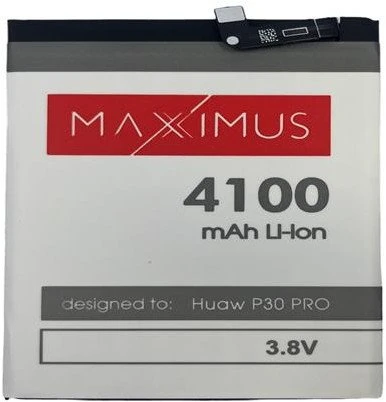 AKUMULIATORIUS MAXXIMUS HUAWEI P30PRO 4100mAh MATE 20 PRO, HB486486ECW
