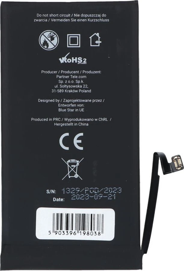 BlueStar iPhone 12 / 12 PRO baterija 2815 mAh Blue Star HQ