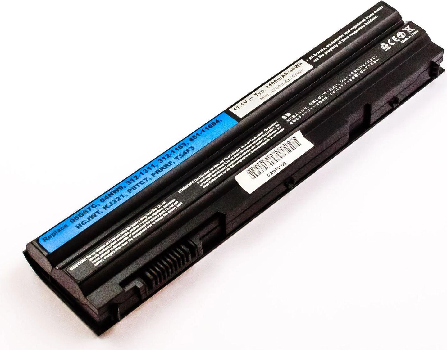 Coreparts Bateria MicroBattery 11.1V 4.4Ah do Dell (Tvmvn)