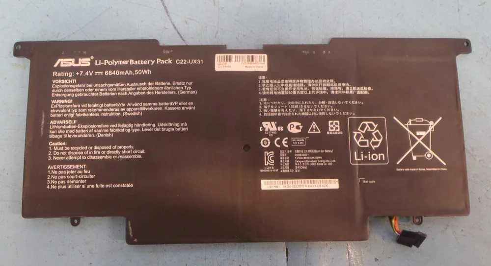 Asus Bateria MicroBattery 7,4 V, 6840 mAh, 50 Wh (MBI2380)