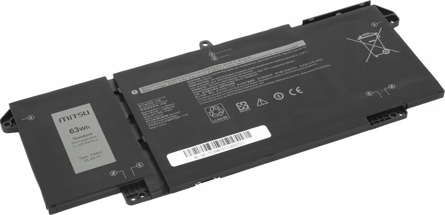Mitsu Bateria 7fmxv do dell latitude 5320 7320 7420 7520 - 15.2v 3600 mah (55 wh) 15.2v