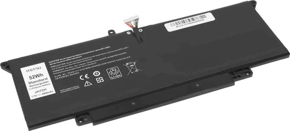 Mitsu Baterija JHT2H do Dell Latitude 7410 2-in-1 7310 2-in-1 P33S P34S 6800 mAh (52 Wh) 7,7V