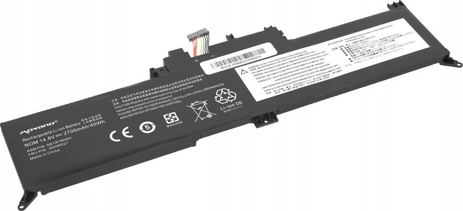 Movano „Lenovo ThinkPad Yoga 260 370 x380“ baterija 00hw027 01av434 - 2700 mAh (40 Wh)