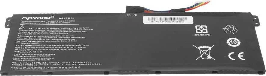 Bateria Movano Bateria AP16M5J do Acer Aspire 3 A314 A315 A317