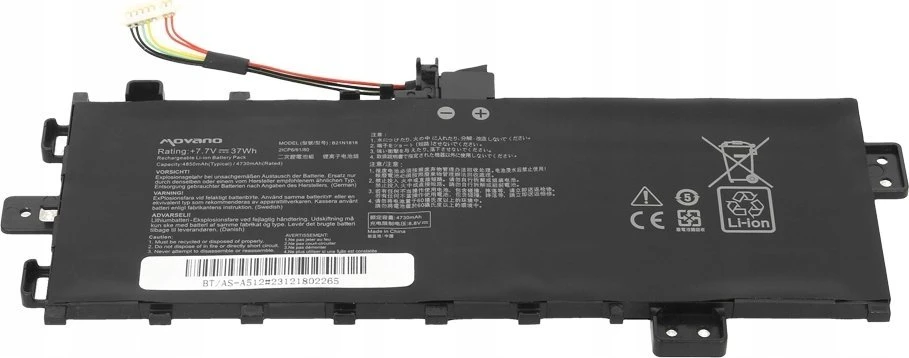 Movano „Asus vivobook 17 d712 s712 x712“ b21n1818 c21n1818 baterija – 4240 mAh (32 Wh)