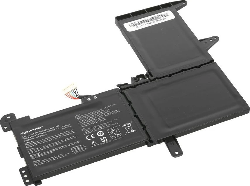 Movano „Asus vivobook s15 s510 f510 b31n1637“ baterija - 3600 mAh (41 Wh)