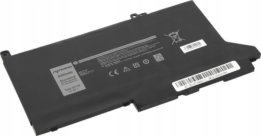 Movano Bateria dj1j0 c27rw do dell latitude 7280 7290 7380 7390 7480 7490 - 11.4v - 3000 mah (34 wh)