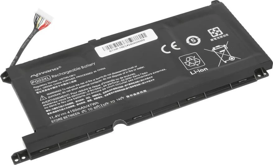 Movano Baterija pg03xl do hp 15-dh 15-ec 15-dk 16-a – 4150 mah (47 wh)