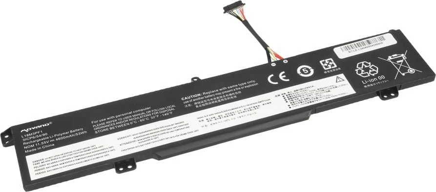Movano Bateria l18m3pf1 do lenovo ideapad l340-15irh l340-17irh - 4600 mah (53 wh)