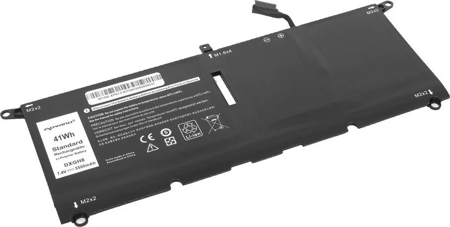 Movano „Dell XPS 13 9370 9380“ dxgh8 g8vcf baterija - 5500 mAh (41 Wh)