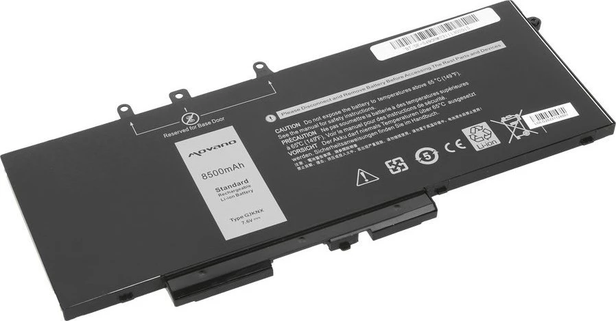 Bateria Movano Bateria GJKNX do Dell Latitude 5280 5480 5490 5590 8500mAh
