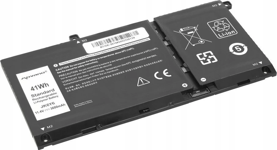Bateria Movano Bateria JK6Y6 do Dell Latitude 3410 3510 Inspiron 5401 5402 5501 5502 5505