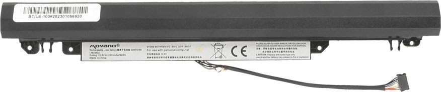 Movano „Lenovo IdeaPad 110-14ibr 15ibr“ baterija l15s3a02 - 2200 mAh (24 Wh)