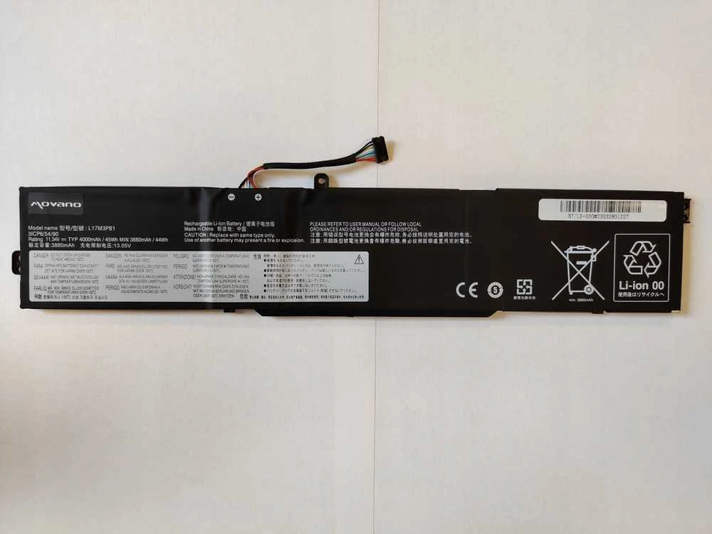 Bateria Movano Bateria L17M3PB1 do Lenovo IdeaPad 330-15ICH 17ICH