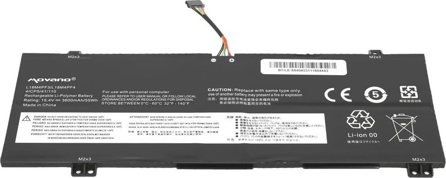 Movano „Lenovo IdeaPad S540“ baterija l18m4pf3 l18c4pf4 - 3200 mAh (49 Wh)