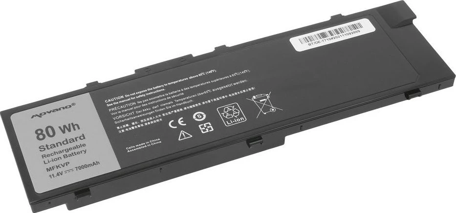 Movano Bateria mfkvp do dell precision 15 7510 17 7710 - 7000 mah (80 wh)