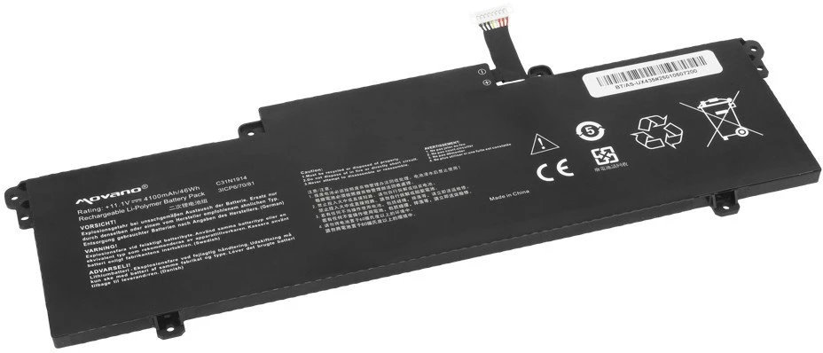 Movano Bateria c31n1914 do asus zenbook 14 ux435e ux435ea ux435eal ux435eg um425qa - 4100 mah (46 wh)