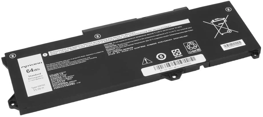 Movano Bateria grt01 do dell latitude 5421 5521 5531 precision 3470 3561 3571 3581 - 3950 mah (61 wh)