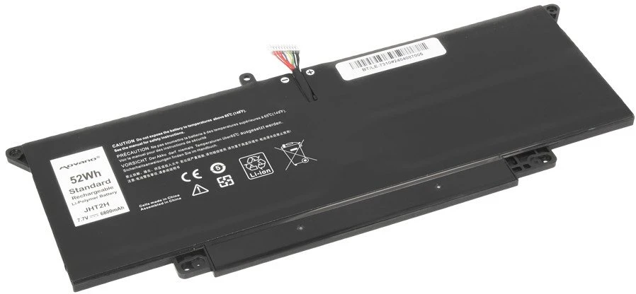 Movano „Dell Latitude 7410 2-in-1 7310 2-in-1 P33s P34s“ nešiojamojo kompiuterio baterija jht2h – 6400 mAh (49 Wh)