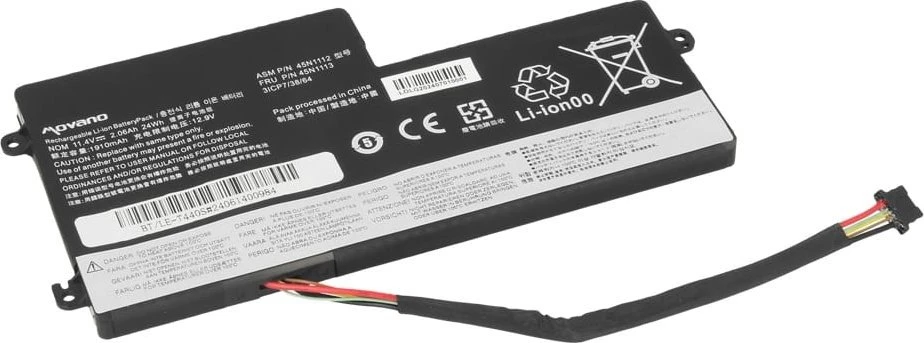 Movano 45n1108 baterija, skirta „Lenovo ThinkPad T440 T440S X240“ – 2060 mAh (24 Wh)