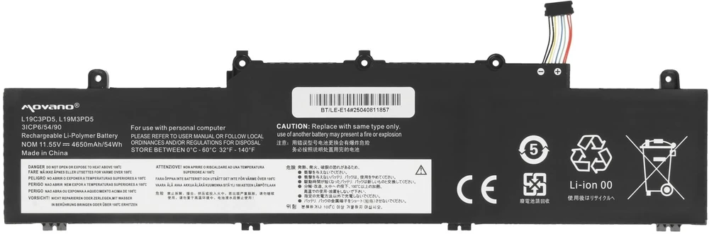 Bateria Movano Bateria Movano do Lenovo ThinkPad E14, E15
