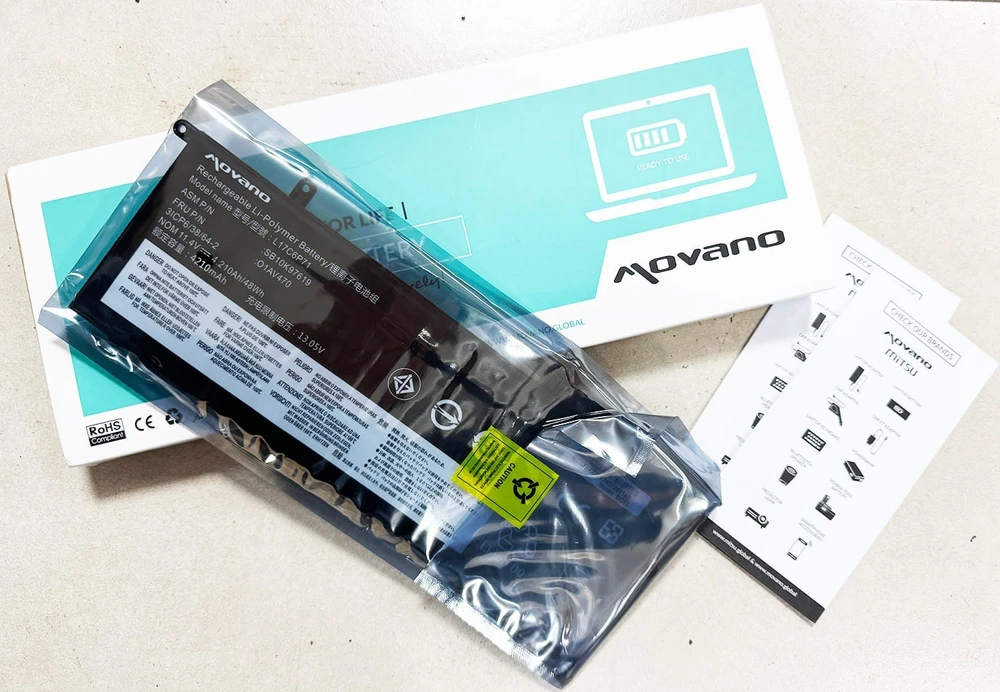 Movano Lenovo ThinkPad X280 A285 L17C6P71 baterija - 3900 mAh (44 Wh)